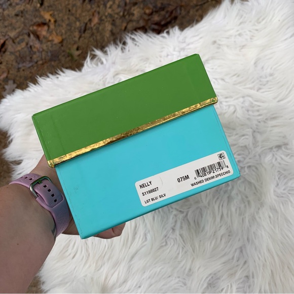 Kate Spade New York Nelly Flats Washed Denim / Specchio Size 7.5 - Picture 6 of 7